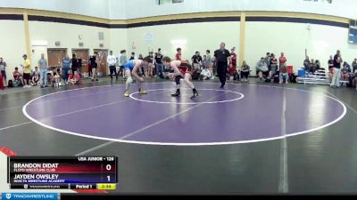 126 lbs Cons. Round 2 - Brandon Didat, Floyd Wrestling Club vs Jayden Owsley, Invicta Wrestling Academy