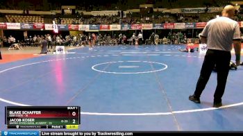 197 lbs Finals (2 Team) - Blake Schaffer, Kent State vs Jacob Koser, United States Naval Academy