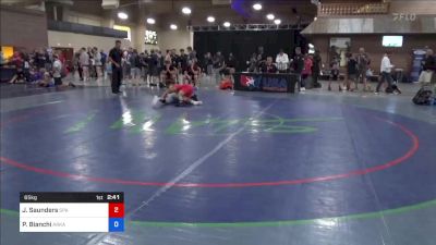 65 kg Cons 16 #1 - Joshua Saunders, Spartan Combat RTC / TMWC vs Paul Bianchi, Arkansas Regional Training Center