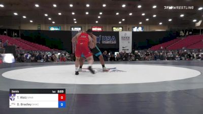 125 kg Semis - Ty Walz, Spartan Combat RTC / TMWC vs Dominique Bradley, Sunkist Kids Wrestling Club