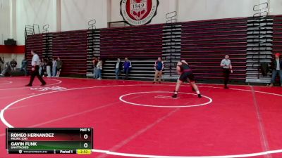 184 lbs Cons. Round 3 - Romeo Hernandez, Pacific (OR) vs Gavin Funk, Unattached