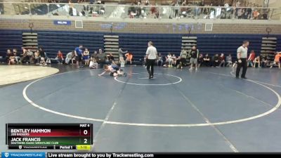 80 lbs 2nd Place Match - Jack Francis, Southern Idaho Wrestling Club vs Bentley Hammon, 208 Badgers