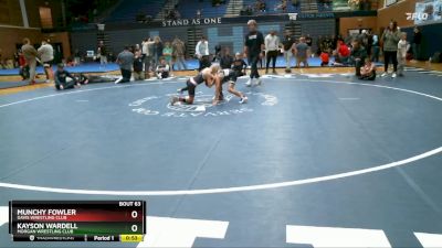 63-69 lbs Round 2 - Kayson Wardell, Morgan Wrestling Club vs Munchy Fowler, Davis Wrestling Club