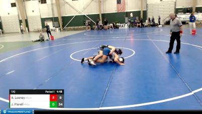 170 lbs Finals (2 Team) - Adam Looney, Millard South JV vs John Florell, Kearney JV