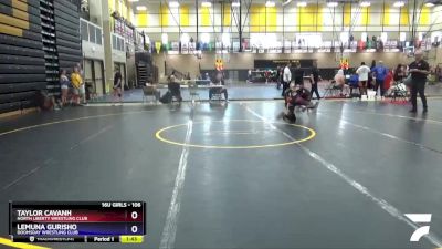 106 lbs Round 2 - Taylor Cavanh, North Liberty Wrestling Club vs Lemuna Gurisho, Doomsday Wrestling Club