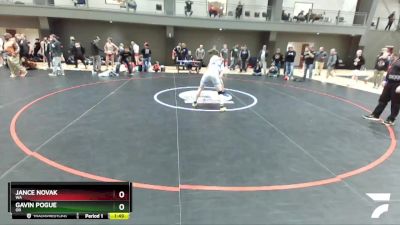 152 lbs Cons. Round 5 - Jance Novak, WA vs Gavin Pogue, OR