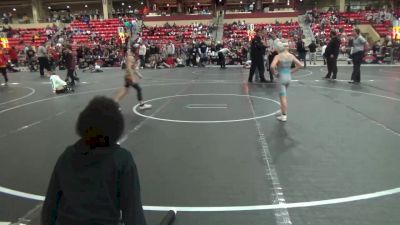 70 lbs Cons. Round 4 - Silas Chavez, Ridge Wrestling vs Kash Bidwell, Elk County Wrestling