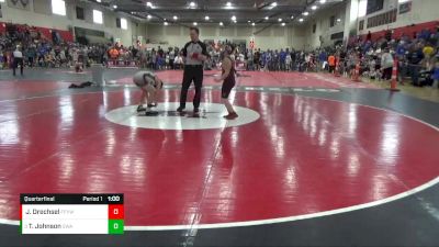 105 lbs Quarterfinal - Trevin Johnson, Summit Wrestling Academy vs Jayce Drechsel, Fergus Falls Youth Wrestling