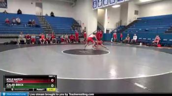165 lbs Round 1 (4 Team) - Kyle Hatch, Wabash vs Caleb Brick, MSOE