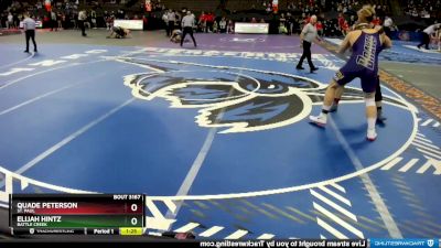 Quarterfinal - Quade Peterson, St. Paul vs Elijah Hintz, Battle Creek