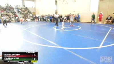 128 Boys Cons. Round 3 - Hunter Wittman, Cathedral Catholic vs Kameron Scott, Torrey Pines