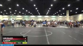 113 lbs Finals (2 Team) - KJ Rheume, Team Clay vs Luke Williams, Backyard Boyz Blue