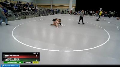 120 lbs Cons. Round 4 - Ryan Bahnson, Iowa vs Maxwell Beck, Foxfire Wrestling Club