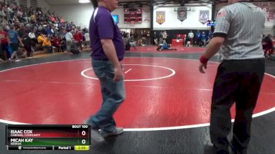 285 lbs Round 1 - Isaac Cox, Cardinal Community vs Micah Kay, Keokuk