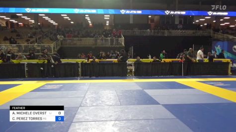 ARIEL MICHELE OVERSTREET vs CARINY PEREZ TORRES 2024 Pan Jiu Jitsu IBJJF Championship