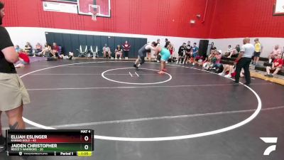 285 lbs Round 5 (6 Team) - Jaiden Christopher, Reece`s Warriors vs Elijah Eslinger, Kansas Gold