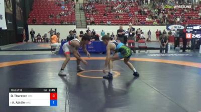 65 kg Rnd Of 16 - Dylan Thurston, Irtc vs Anthony Abidin, NYAC/Valley WC