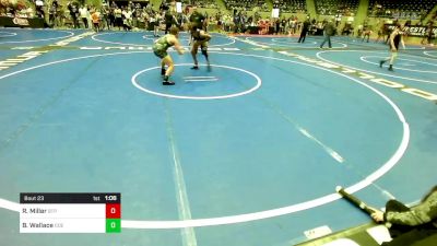 126 lbs Quarterfinal - Robert Miller, Tulsa Blue T Panthers vs Blaine Wallace, ODESSA