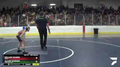 78 lbs Quarterfinal - William Szarek, NBWC vs Oliver Dunham, Portage PWC