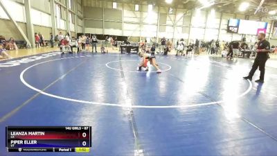 87 lbs Quarterfinal - Leanza Martin, CA vs Piper Eller, UT