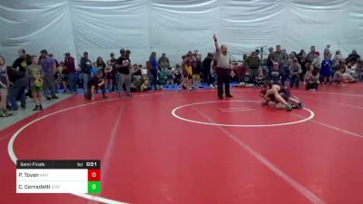 105 lbs Semifinal - Peyton Toven, Anita vs Cameron Corradetti, State College