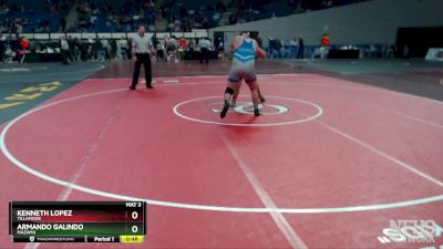 4A-285 lbs Cons. Semi - Kenneth Lopez, Tillamook vs Armando Galindo, Mazama