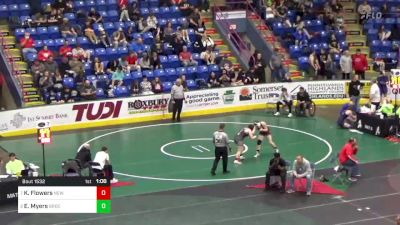 165 lbs Quarterfinal - Kaylee Flowers, New Castle vs Elysabeth Myers, Brockway