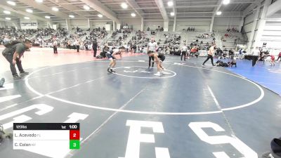 120 lbs Round Of 32 - Luis Acevedo, FL vs Christopher Colon, NY