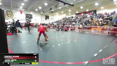 152 lbs Champ. Round 2 - Vincent Hoang, Garden Grove vs James Abaya, Newbury Park