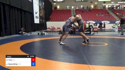 125 kg Cons 8 #2 - Gavin Nye, CSU Pueblo Wrestling RTC vs Jonathan Spaulding, Edinboro Regional Training Center