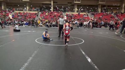 70 lbs Quarterfinal - Paco Chavez, Kingman County Wrestling Club vs Keegan Hinshaw, Neodesha Wrestling Club