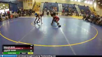 145 lbs Round 2 (8 Team) - Kullum Irvin, Roundtree Wrestling Academy vs Cooper Haase, Attack