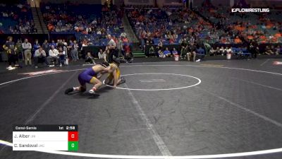 141 lbs Consolation - Josh Alber, Northern Iowa vs Chris Sandoval, Northern Colorado