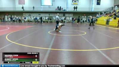 120 lbs Cons. Round 2 - Robert Wood, Hood River Valley vs Warren Cook, Forest Grove