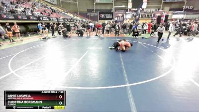 130 lbs 3rd Place Match - Christina Borgmann, Florida vs Jamie Laswell, Arizona Girls Wrestling