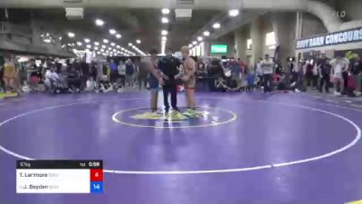 52 kg Rnd Of 32 - Kayden McDonald, Olympia Wrestling Club vs Czar Quintanilla, Inland Northwest Wrestling Training Center