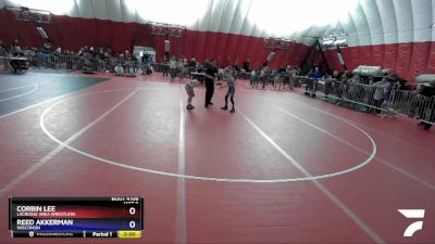 63 lbs Cons. Semi - Corbin Lee, LaCrosse Area Wrestlers vs Reed Akkerman, Wisconsin