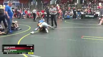 140 lbs Semis & 1st Wrestleback (8 Team) - Rocco Redmon, Dundee Blue vs Jacob Garris, Davison