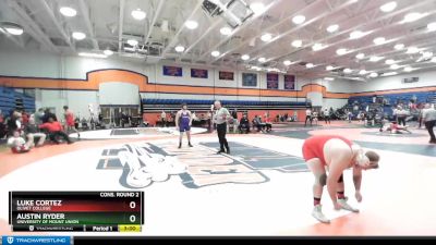 285 lbs Cons. Round 2 - Luke Cortez, Olivet College vs Austin Ryder, University Of Mount Union