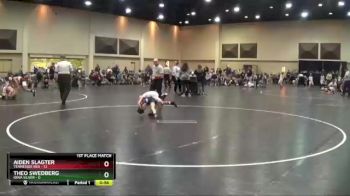 50 lbs Finals (2 Team) - Aiden Slagter, Tennessee Red vs Theo Swedberg, Iowa Silver
