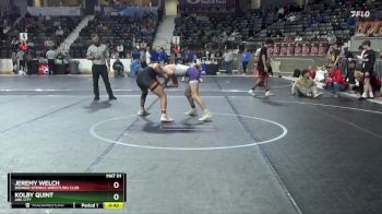 120 lbs Cons. Semi - Jeremy Welch, Bonner Springs Wrestling Club vs Kolby Quint, Ark City