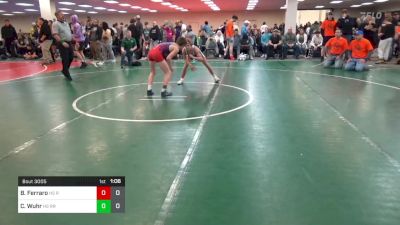 98 lbs Rr Rnd 1 - Bennett Ferraro, Team Round Up HS vs Chance Wuhr, Ragin Raisins Catawba HS