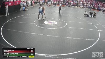 5A 215 lbs Quarterfinal - Elijah Copeland, J.l. Mann vs Will Coker, Cane Bay