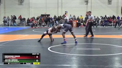 133 lbs Quarterfinal - Jacob Gregg, Case Western Reserve vs Desmond Diggs, Mount St. Joseph