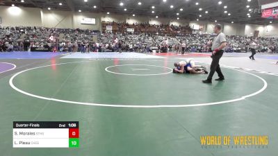 110 lbs Consi Of 8 #1 - Nyah Ortiz, Silver State Wrestling Academy vs Kendall Andrus, Pomolita