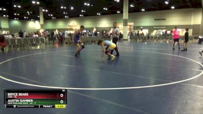 138 lbs Round 3 (6 Team) - Austin Gamber, New England Gold - AS vs Bryce Sears, CWC