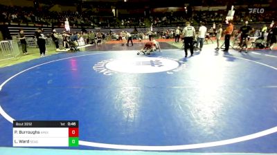 160 lbs Quarterfinal - Preston Burroughs, Apex vs Luke Ward, Seagull Wrestling Club