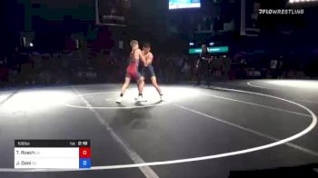 106 lbs 5th Place - Tyson Roach, Louisiana vs Jeremy Oani, California