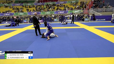 LARA QUIRINO DE MENDONÇA vs BEATRIZ FERNANDES BORGES 2024 Brasileiro Jiu-Jitsu IBJJF