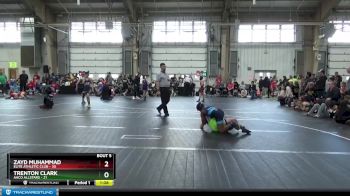 92 lbs Round 2 (6 Team) - Zayd Muhammad, Elite Athletic Club vs Trenton Clark, AACO Allstars